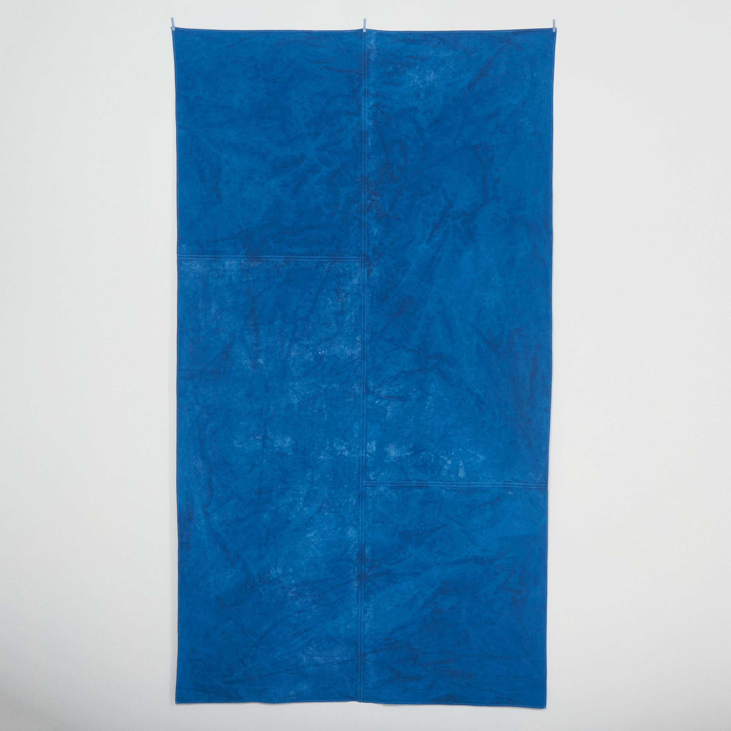Naturally Dyed Tablecloth for 8 in Indigo